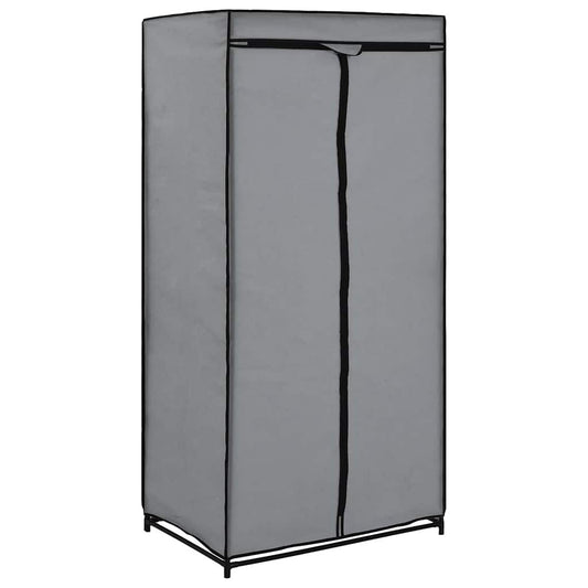 282440 vidaXL Wardrobe Grey 75x50x160 cm