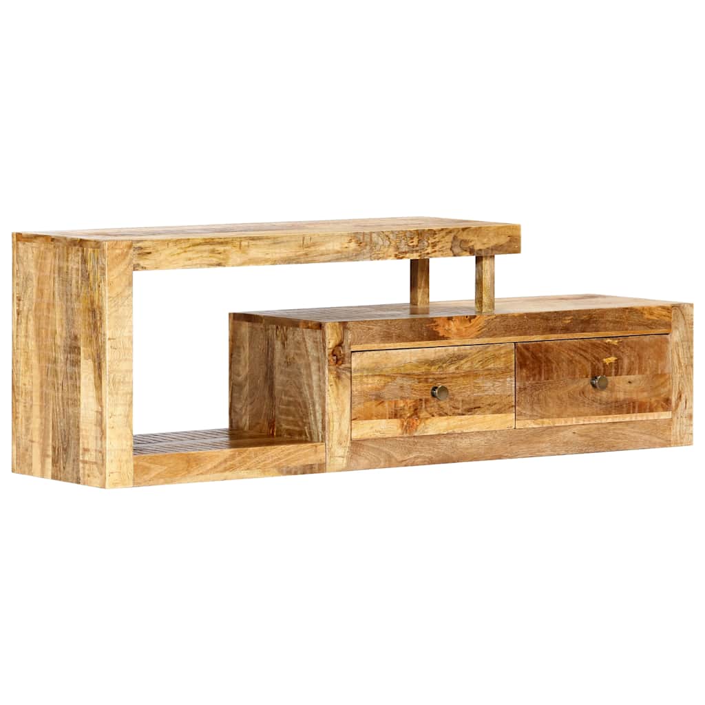 vidaXL TV Cabinet | Brown | Solid Mango Wood | 120x30x40 cm | Rustic