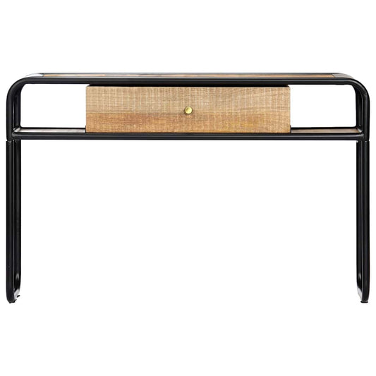 248102 vidaXL Console Table 118x30x75 cm Solid Mango Wood
