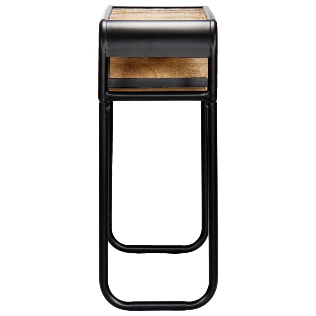 248103 vidaXL Console Table 118x30x75 cm Solid Reclaimed Wood
