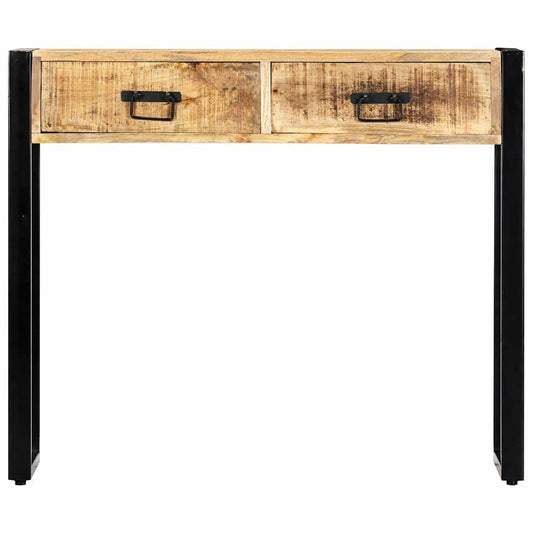 247920 vidaXL Console Table 90x30x75 cm Solid Mango Wood