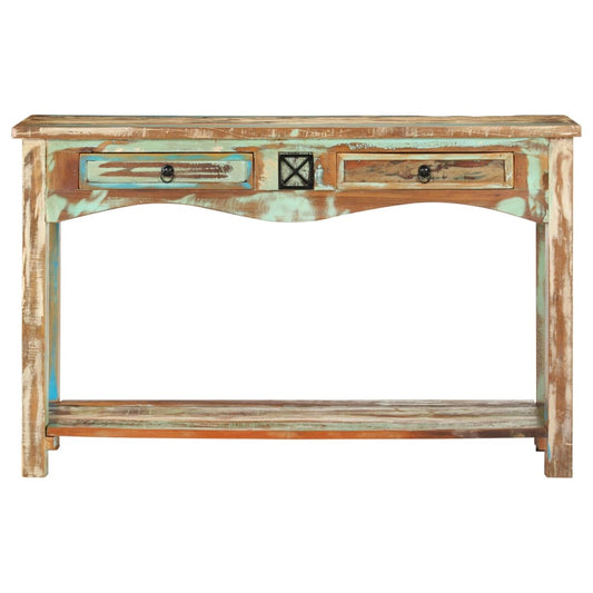 vidaXL Console Table 120x40x75 cm Solid Reclaimed Wood