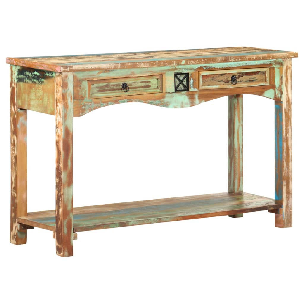 vidaXL Console Table 120x40x75 cm Solid Reclaimed Wood