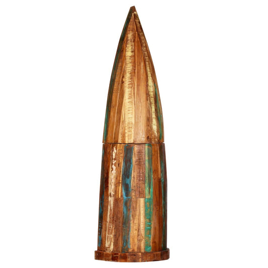 vidaXL Wine Rack 50x40x180 cm Solid Reclaimed Wood
