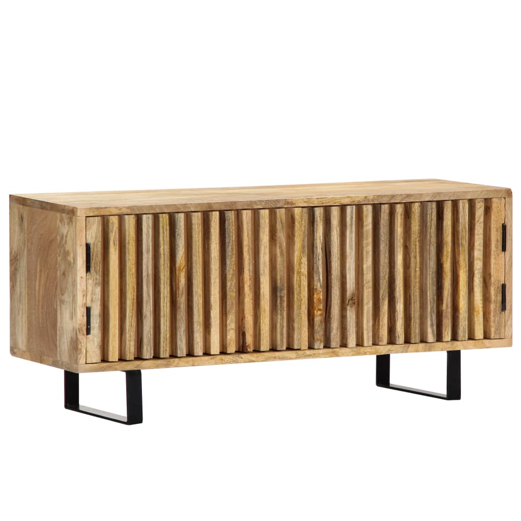 vidaXL TV Stand | Natural wood | Solid mango wood | Compact | TV Stand
