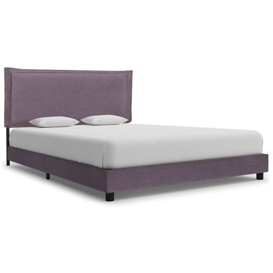 vidaXL Bed Frame without Mattress Taupe Fabric 135x190 cm