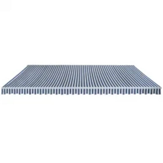 vidaXL Folding Awning Manual Operated 600 cm Blue/White
