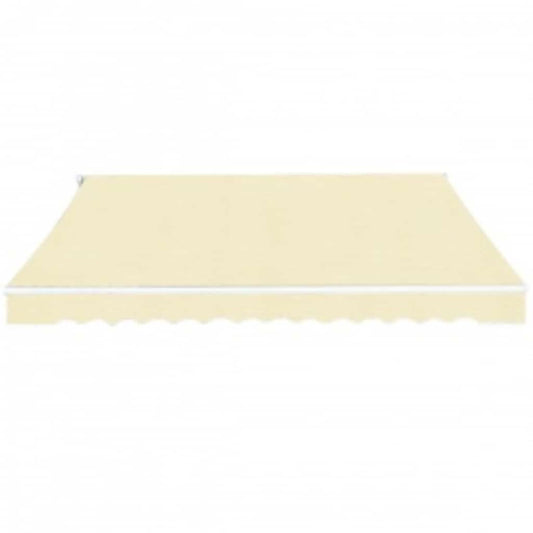 vidaXL Folding Awning Manual Operated 600 cm Cream