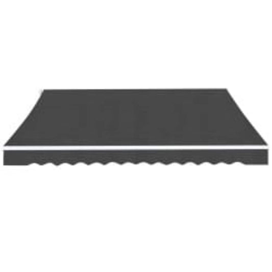 vidaXL Folding Awning Manual Operated 600 cm Anthracite
