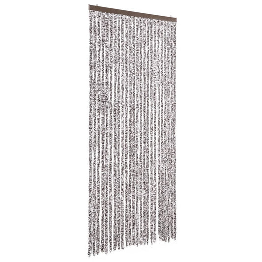 284278 vidaXL Insect Curtain Brown and Beige 100x220 cm Chenille