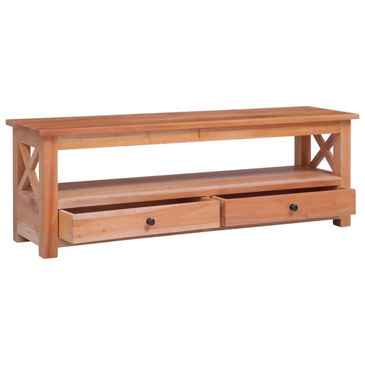 283840 vidaXL TV Cabinet 120x30x40 cm Solid Mahogany Wood
