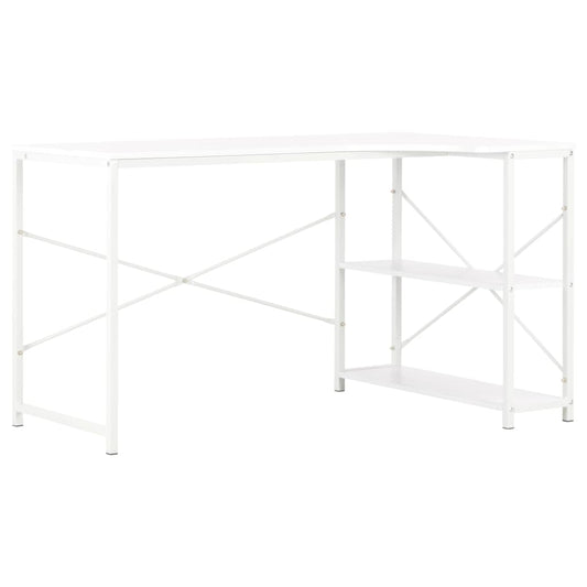 20262 vidaXL Computer Desk White 120x72x70 cm