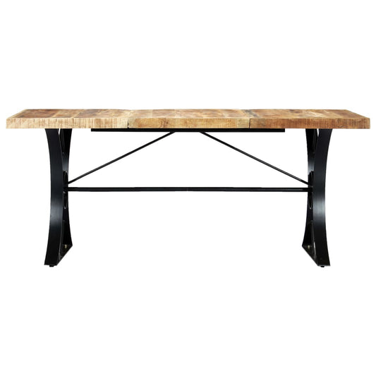 282766 vidaXL Dining Table 180x90x76 cm Solid Mango Wood