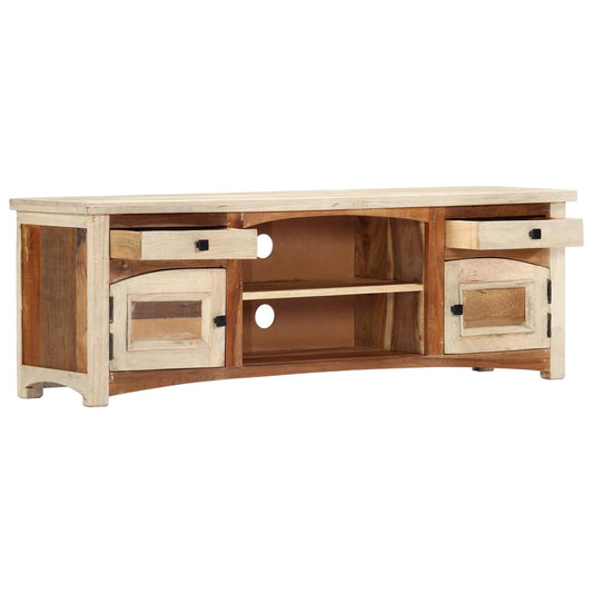 282729 vidaXL TV Cabinet 120x30x40 cm Solid Reclaimed Wood