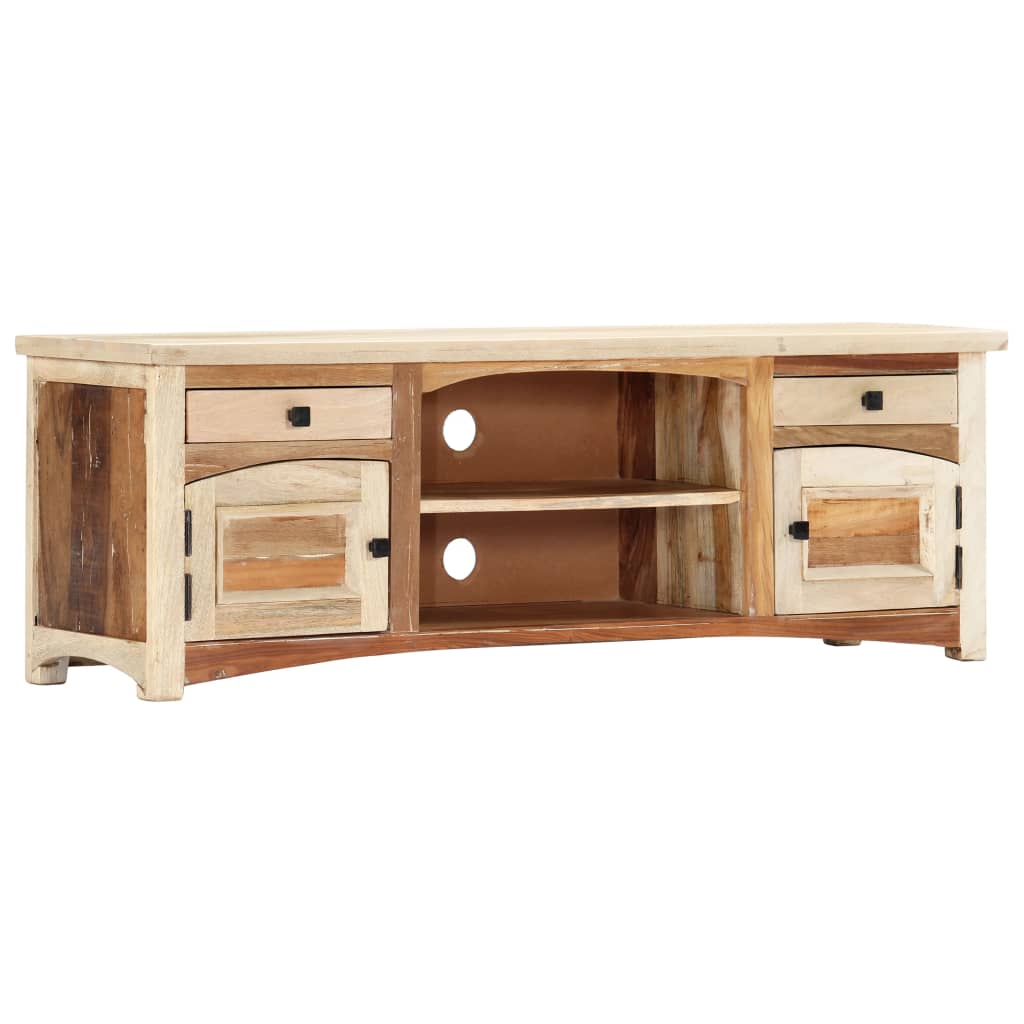 282729 vidaXL TV Cabinet 120x30x40 cm Solid Reclaimed Wood
