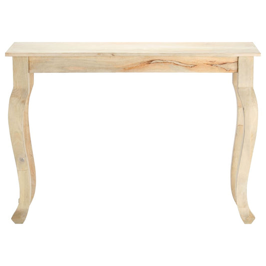 vidaXL Console Table 110x35x77 cm Solid Mango Wood