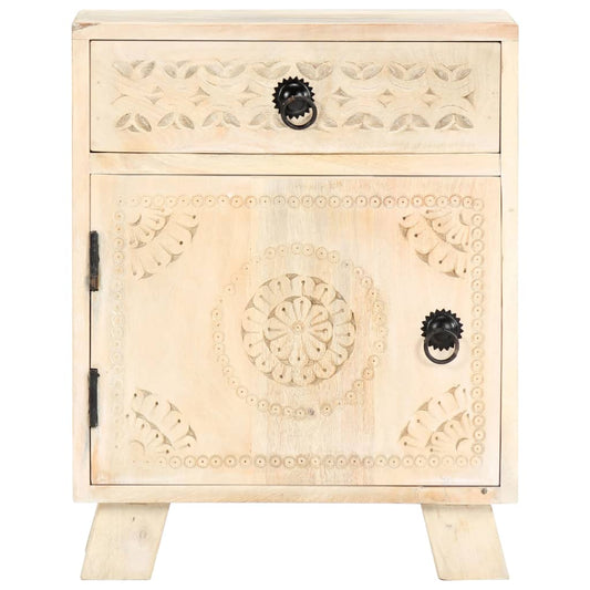 vidaXL Bedside Cabinet 40x30x50 cm Solid Mango Wood