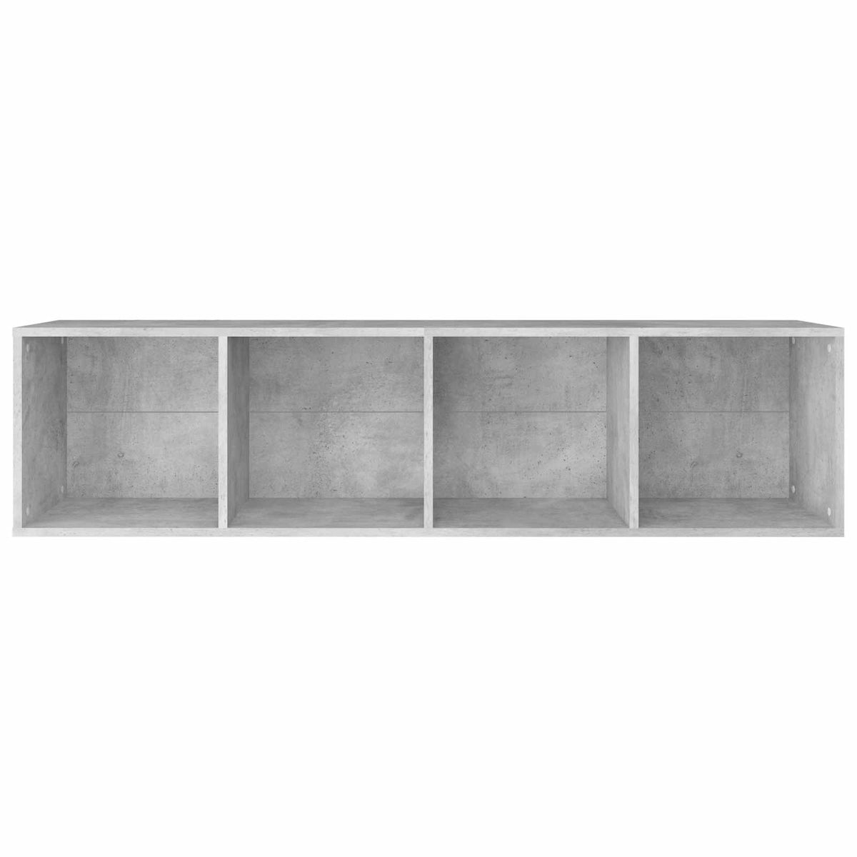 vidaXL Book Cabinet/TV Cabinet Concrete Grey 36x30x143 cm