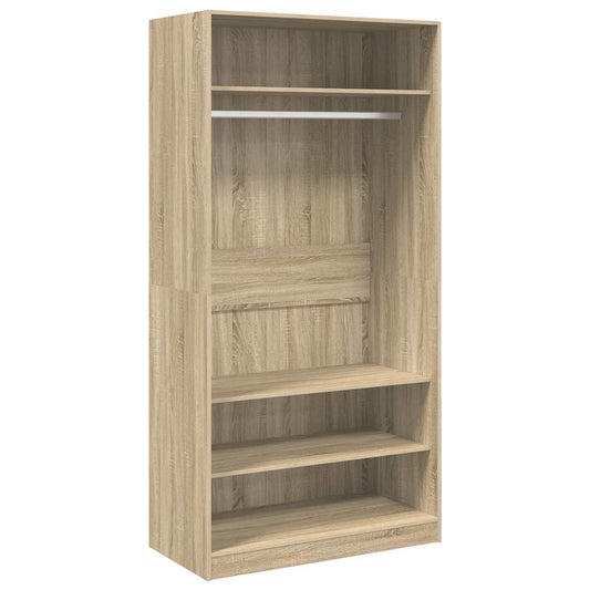 vidaXL Wardrobe | Sonoma oak | Engineered wood | Compact | Wardrobe