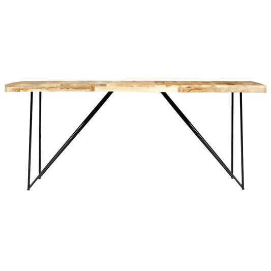 282880 vidaXL Dining Table 180x90x76 cm Solid Mango Wood