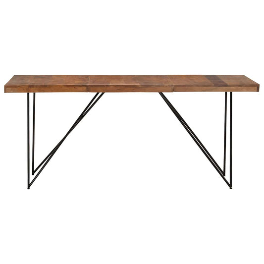282881 vidaXL Dining Table 180x90x76 cm Solid Acacia Wood