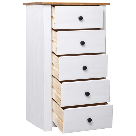 vidaXL Sideboard White 46x40x89 cm Pine Panama Range
