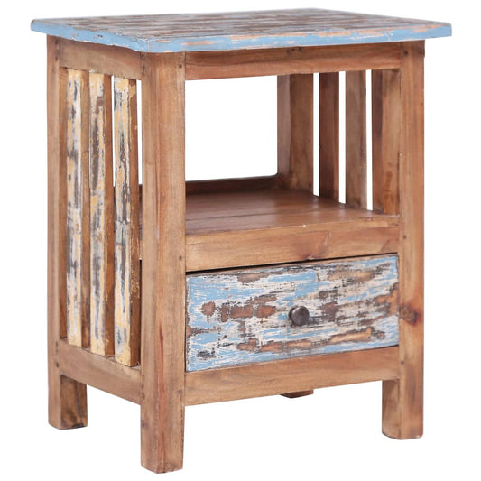 283926 vidaXL Bedside Cabinet 41x30x50 cm Solid Mahogany Wood