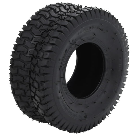 vidaXL Wheelbarrow Tyres 2 pcs 15x6.00-6 4PR Rubber