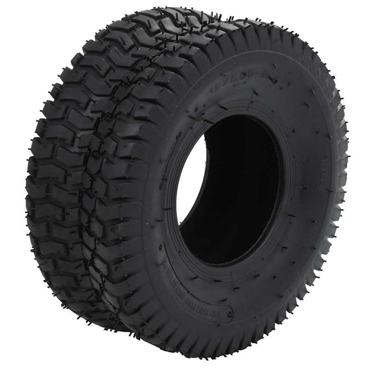 145269 vidaXL Wheelbarrow Tyres 2 pcs 15x6.00-6 4PR Rubber