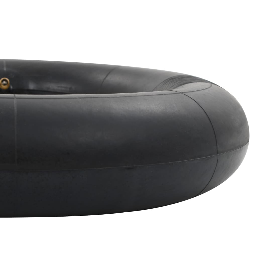 vidaXL Tyre And Inner Tube | Black | Rubber | 3.50-8 4PR