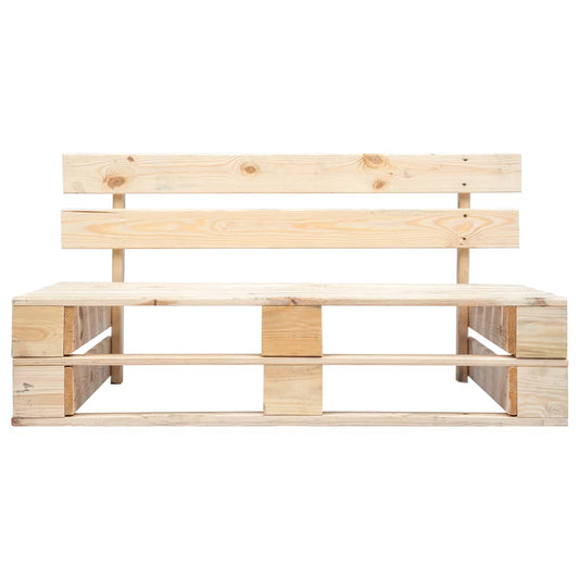 vidaXL Garden Pallet Bench Wood