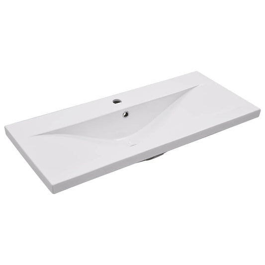 145063 vidaXL Built-in Basin 91x39,5x18,5 cm Ceramic White