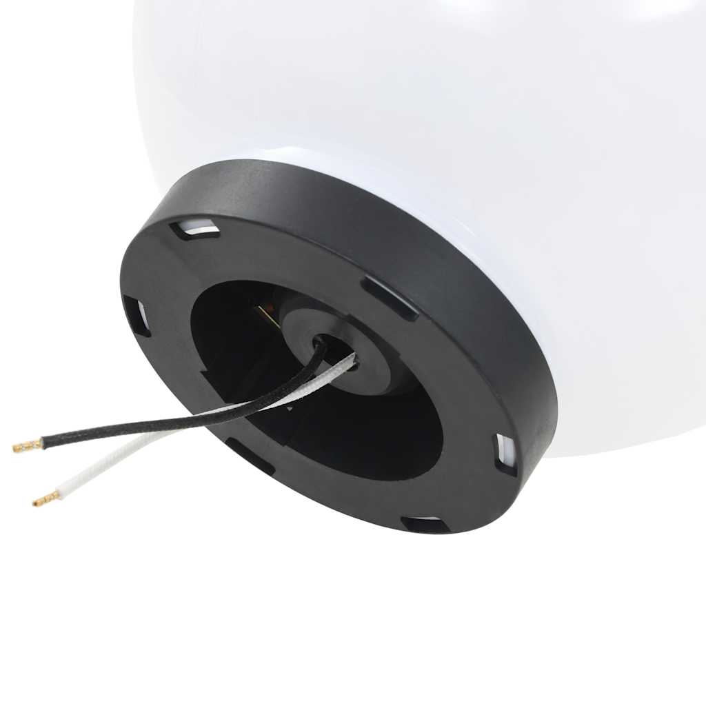 vidaXL LED Bowl Lamps 4 pcs Spherical 20 cm PMMA