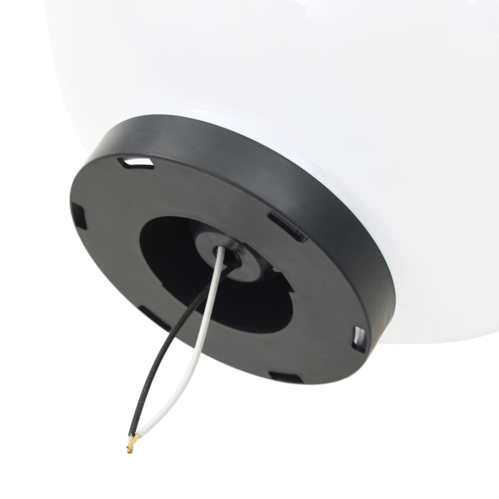 vidaXL Bowl Lamp | Set of 4 | White | PMMA (polymethyl methacrylate)