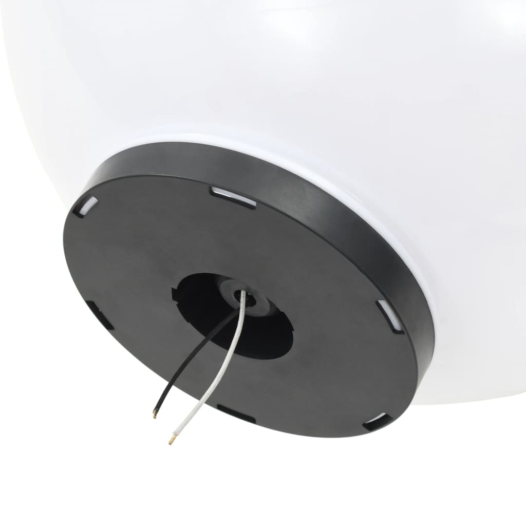 vidaXL LED Bowl Lamps 2 pcs Spherical 50 cm PMMA