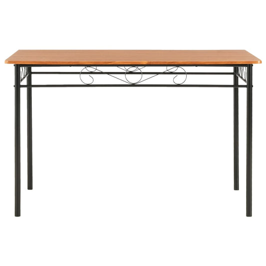 vidaXL Dining Table Brown 120x70x75 cm MDF
