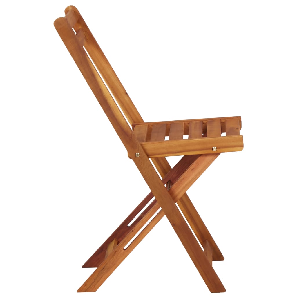 vidaXL Garden Planter Table With Chair | Brown | Solid acacia wood | Medium