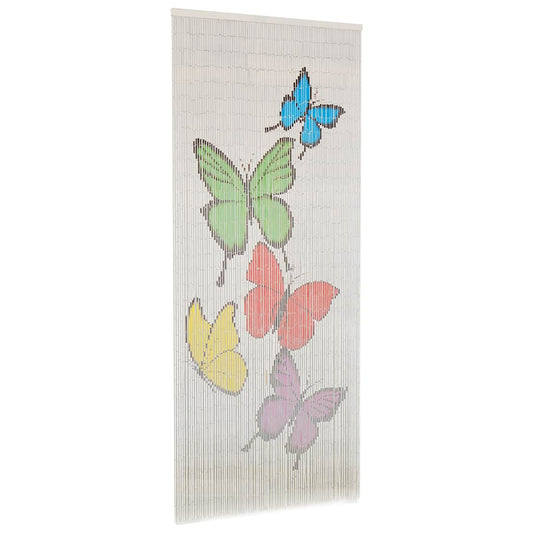 vidaXL Insect Door Curtain Bamboo 90x200 cm