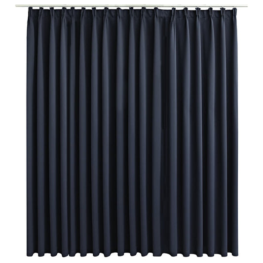 134425 vidaXL Blackout Curtain with Hooks Anthracite 290x245 cm