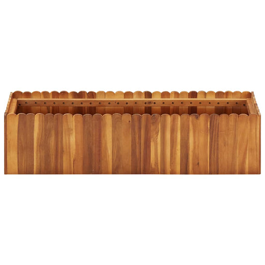 45918 vidaXL Garden Raised Bed 100x30x25 cm Solid Acacia Wood