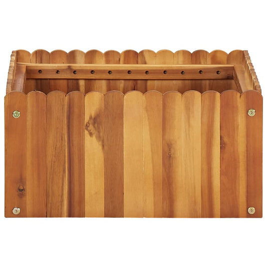 vidaXL Garden Raised Bed 50x50x25 cm Solid Acacia Wood