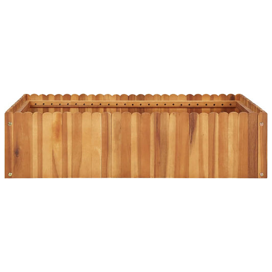 45922 vidaXL Garden Raised Bed 100x100x25 cm Solid Acacia Wood