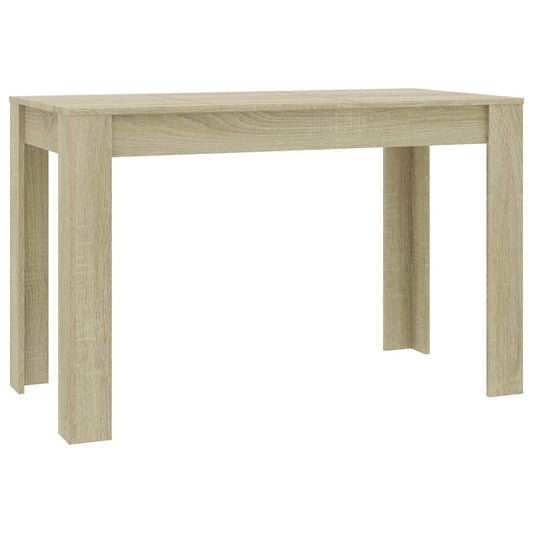 800435 vidaXL Dining Table Sonoma Oak 120x60x76 cm Engineered Wood