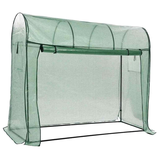 46916 vidaXL Greenhouse with Zippered Door 200x80x170 cm