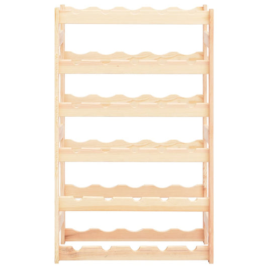 286194 vidaXL Wine Rack for 30 Bottles Pinewood