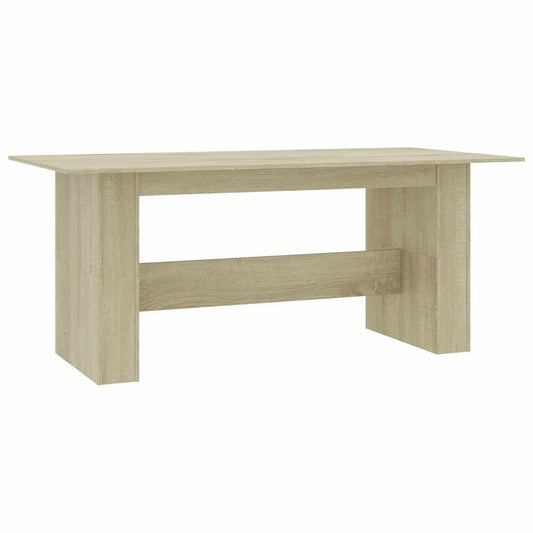800471 vidaXL Dining Table Sonoma Oak 180x90x76 cm Engineered Wood