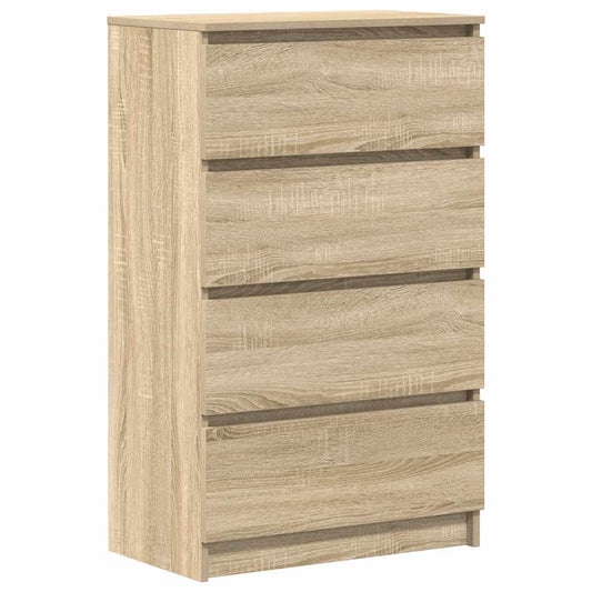 800534 vidaXL Sideboard Sonoma Oak 60x35x98,5 cm Engineered Wood