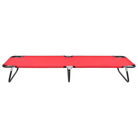 vidaXL Sun Lounger | Red