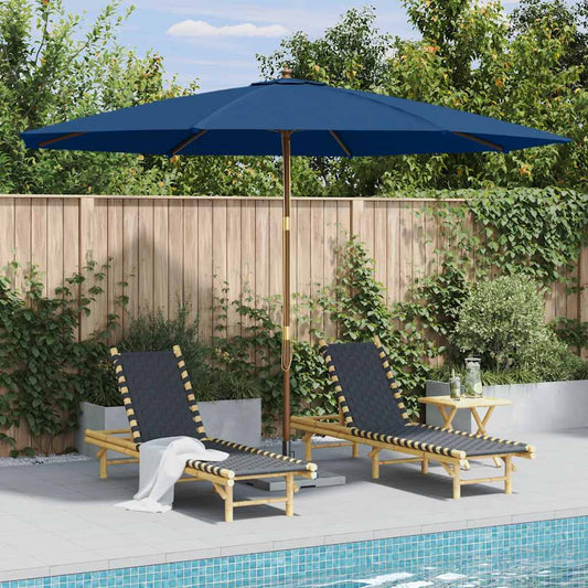 vidaXL Garden Parasol | Blue | Fabric (100% polyester) | Large