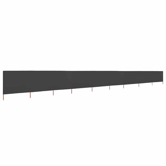 vidaXL 9-panel Wind Screen Fabric 1200x160 cm Anthracite